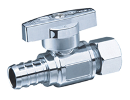 Picture of PEX 1/4 Turn Straight Stop Valves w/ABS Straight Handle
